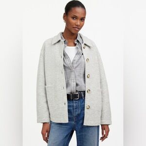 Madewell Boiled Wool Sweater Shirt Jacket